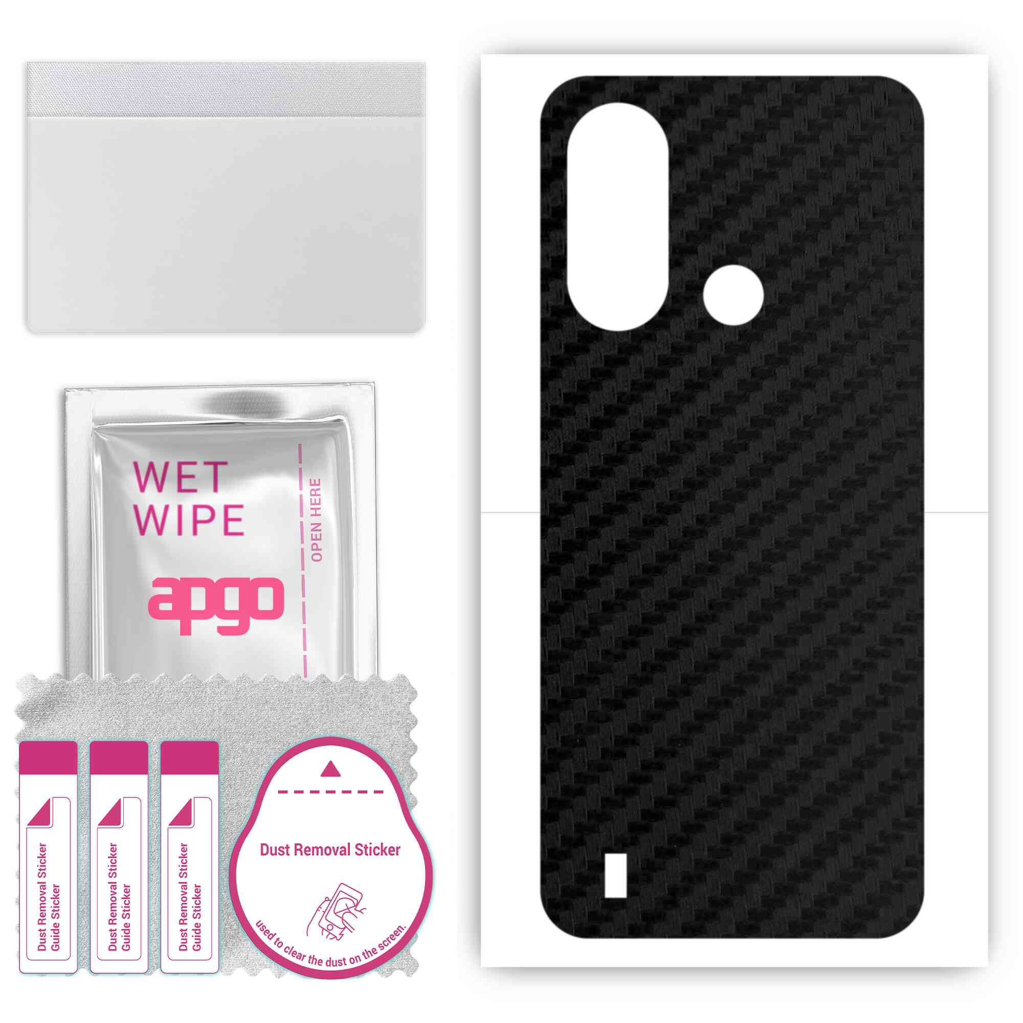 apgo Protective Skin Sticker for the back compatible with ZTE Blade L220, Wrap Film, Foil, Vinyl - Pattern Carbon Black
apgo Protective Skin Sticker for the back compatible with ZTE Blade L220, Wrap Film, Foil, Vinyl - Pattern Carbon Black
