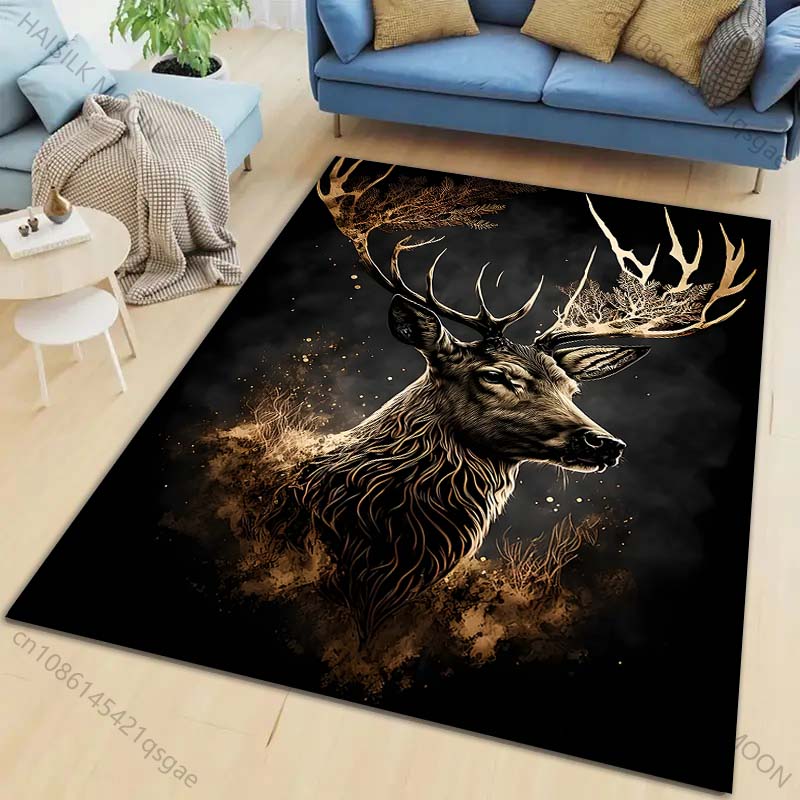 New product Deer with golden antlers Carpet for Living Room Bedroom Bedside Floor Mat Cloakroom Children Playing Mat Area Rug 40cm x 60cm
New product Deer with golden antlers Carpet for Living Room Bedroom Bedside Floor Mat Cloakroom Children Playing Mat Area Rug 40cm x 60cm