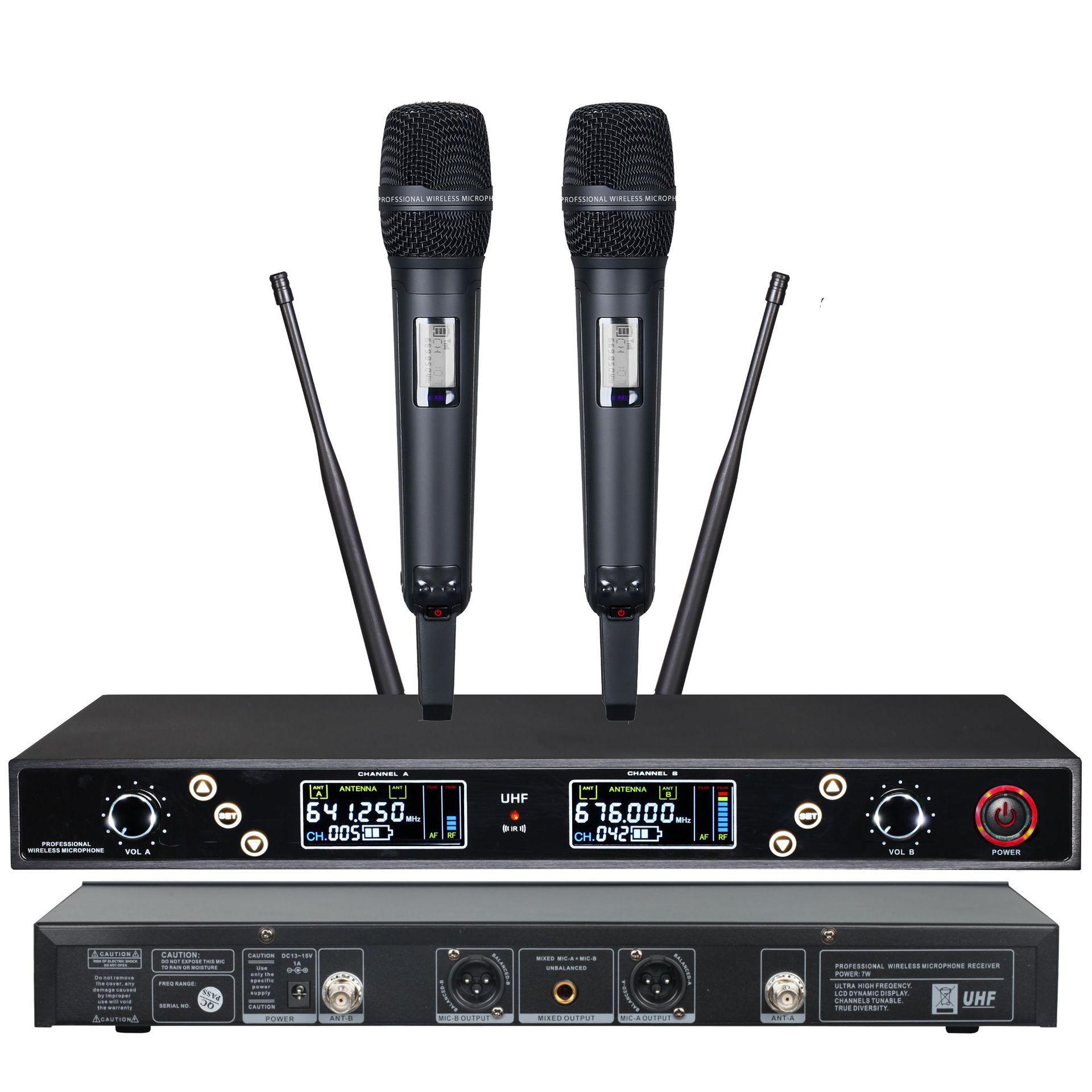 High-End U-Band Wireless Dual Lavalier & Headset Conference Microphone
High-End U-Band Wireless Dual Lavalier & Headset Conference Microphone