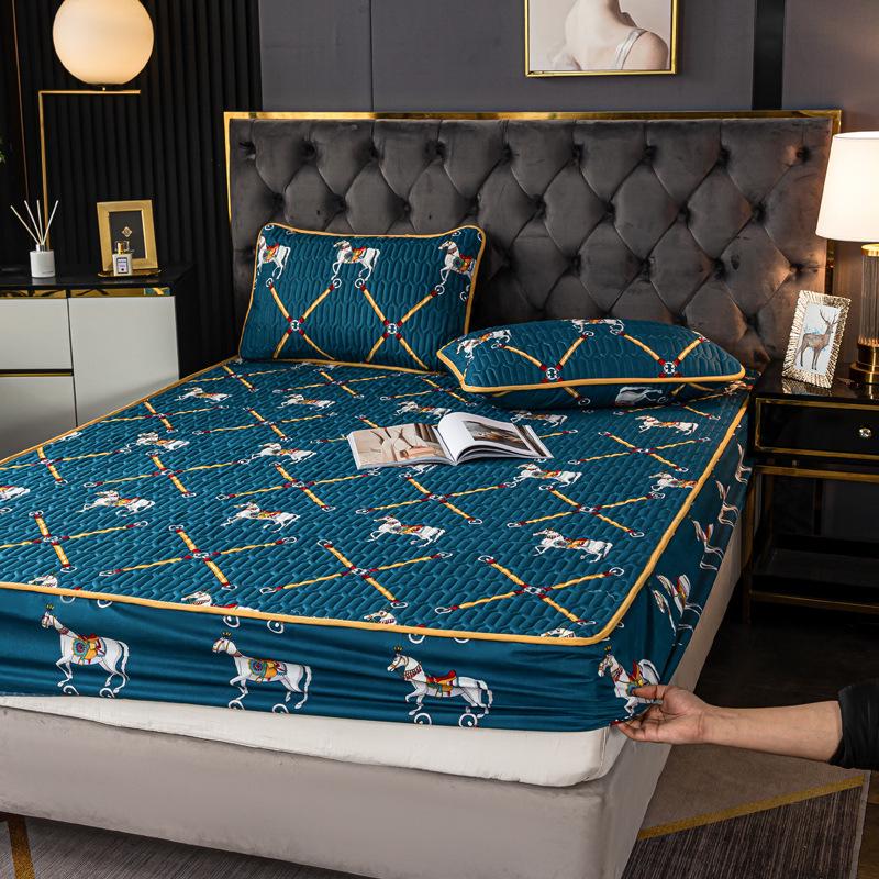 Водонепроницаемая стеганая простыня на резинке и протектор матраса - Нескользящий, всеобъемлющий цельный чехол 180*200cm, 1.04kg
Водонепроницаемая стеганая простыня на резинке и протектор матраса - Нескользящий, всеобъемлющий цельный чехол 180*200cm, 1.04kg