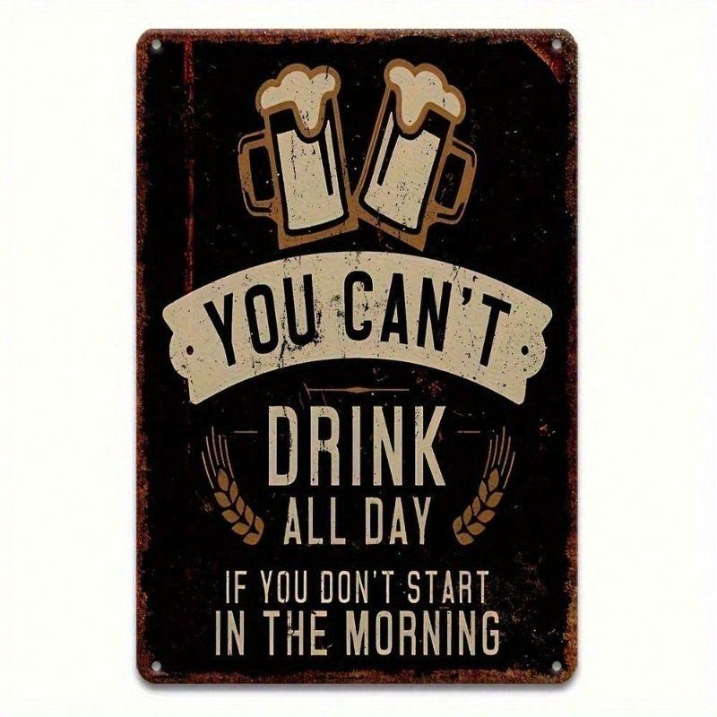 Metal Wall Poster Vintage Beer Quote for Bar Garage Home
Metal Wall Poster Vintage Beer Quote for Bar Garage Home