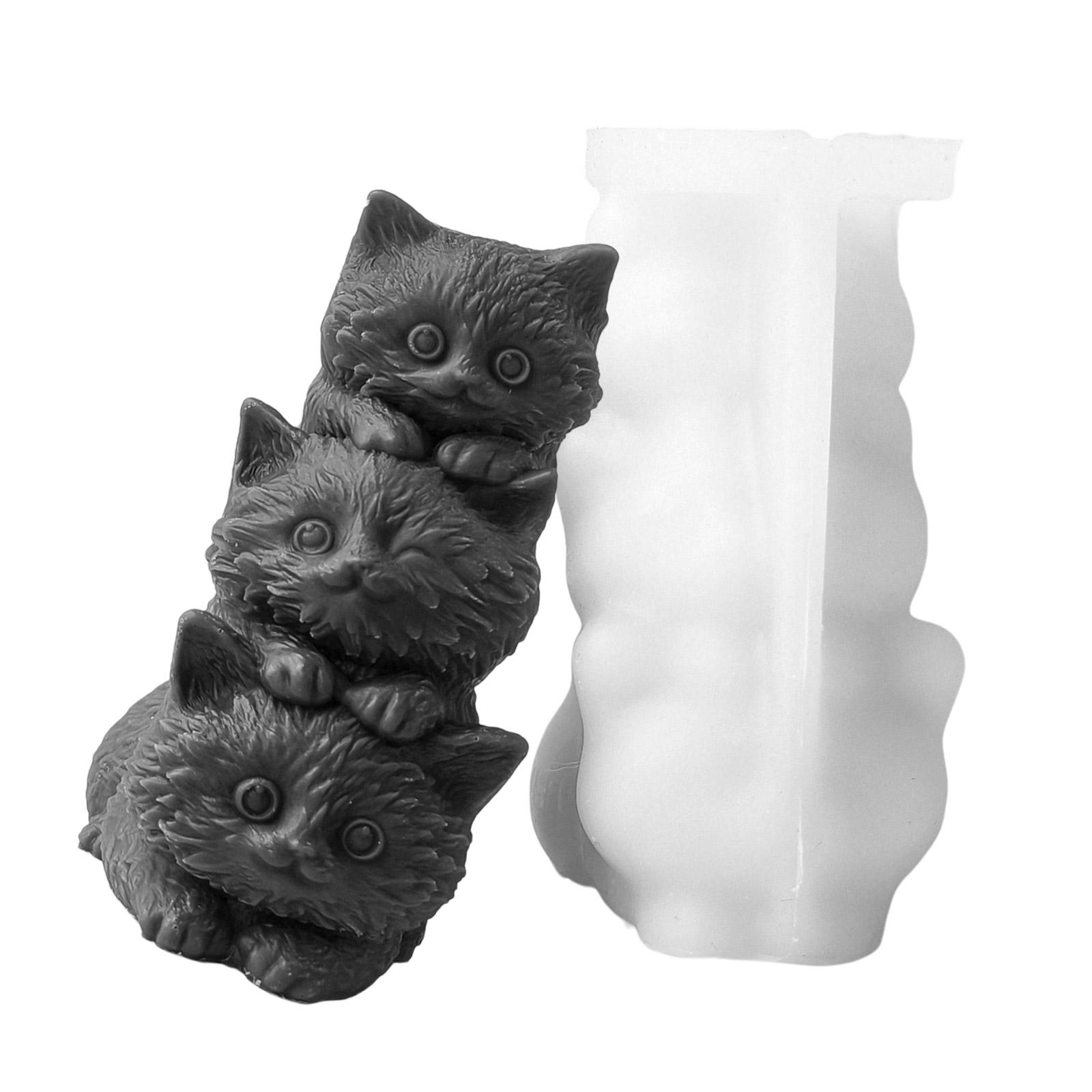 Многоцелевая подставка для свечей в виде кошек, прочная силиконовая гипсовая форма для элегантного украшения дома, свадьбы и праздничных мероприятий
Многоцелевая подставка для свечей в виде кошек, прочная силиконовая гипсовая форма для элегантного украшения дома, свадьбы и праздничных мероприятий