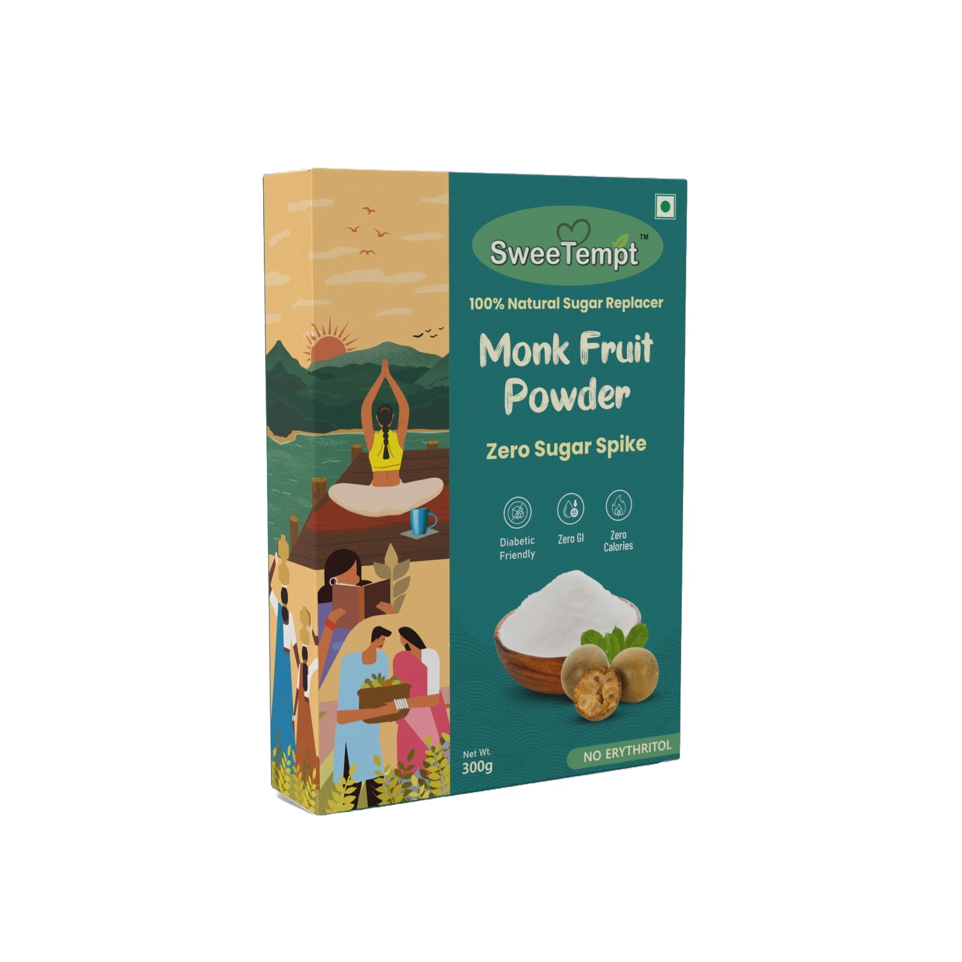SweeTempt Monk Fruit Powder Sweetener | No Erythritol | Natural Sugar Replacer | Zero Calories | Diabetic & Keto Friendly | 1:1 sugar sugar replace
SweeTempt Monk Fruit Powder Sweetener | No Erythritol | Natural Sugar Replacer | Zero Calories | Diabetic & Keto Friendly | 1:1 sugar sugar replace