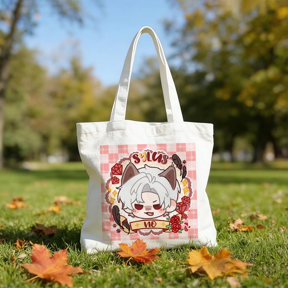 35x40CM Love and Deepspace Canvas Bag Sylus Qinche Yes or No Cute Cat Shoulder Bag Anime Cosplay Storage Book Bag for Game Fans
35x40CM Love and Deepspace Canvas Bag Sylus Qinche Yes or No Cute Cat Shoulder Bag Anime Cosplay Storage Book Bag for Game Fans