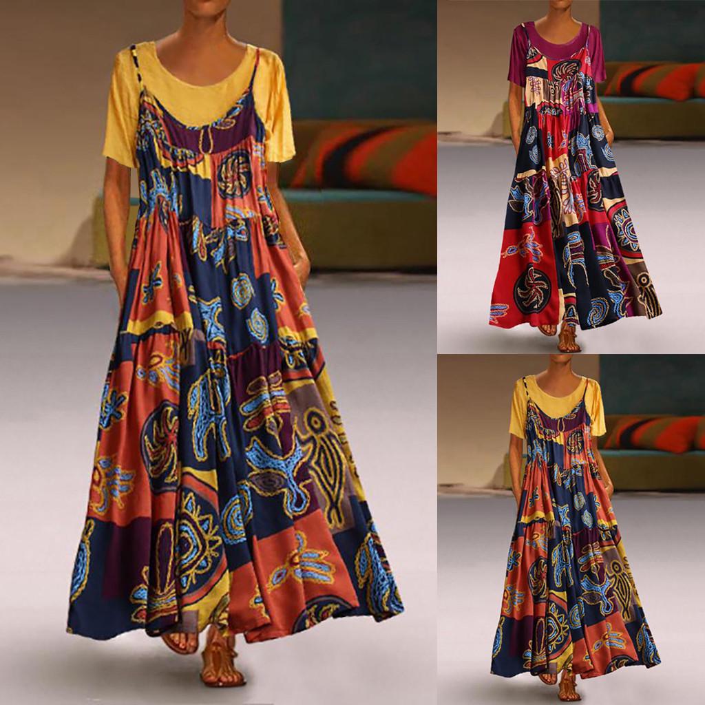 Женское лоскутное платье больших размеров из двух частей с коротким рукавом и принтом в винтажном стиле макси
Женское лоскутное платье больших размеров из двух частей с коротким рукавом и принтом в винтажном стиле макси