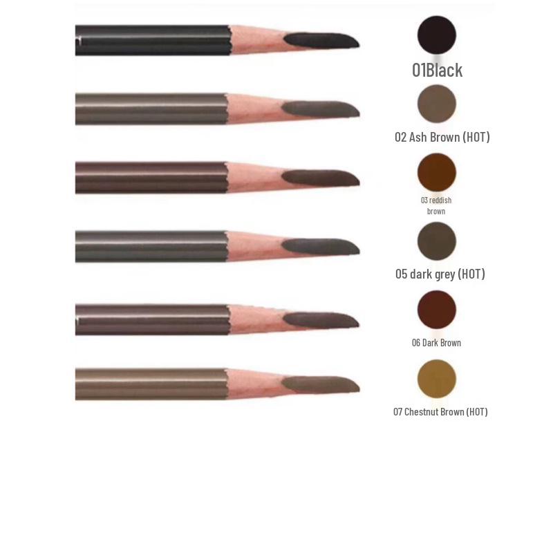 Japanese Katana Eyebrow Pencil: Natural 3D, Waterproof, Sweat-Proof, Long-Lasting, Non-Smudging, Non-Clumping (Shade 02-05) 06# Dark Brown
Japanese Katana Eyebrow Pencil: Natural 3D, Waterproof, Sweat-Proof, Long-Lasting, Non-Smudging, Non-Clumping (Shade 02-05) 06# Dark Brown