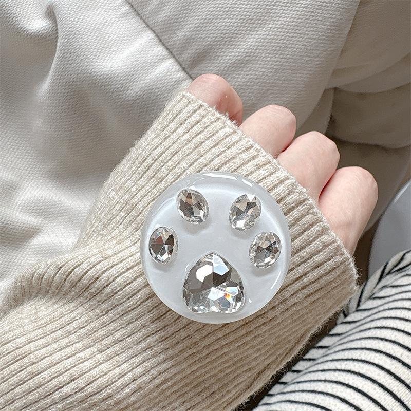 Rhinestone Cat Claw Solid Color Ring Round Telescopic Mobile Phone Airbag Bracket Paste Niche Girl Decoration
Rhinestone Cat Claw Solid Color Ring Round Telescopic Mobile Phone Airbag Bracket Paste Niche Girl Decoration