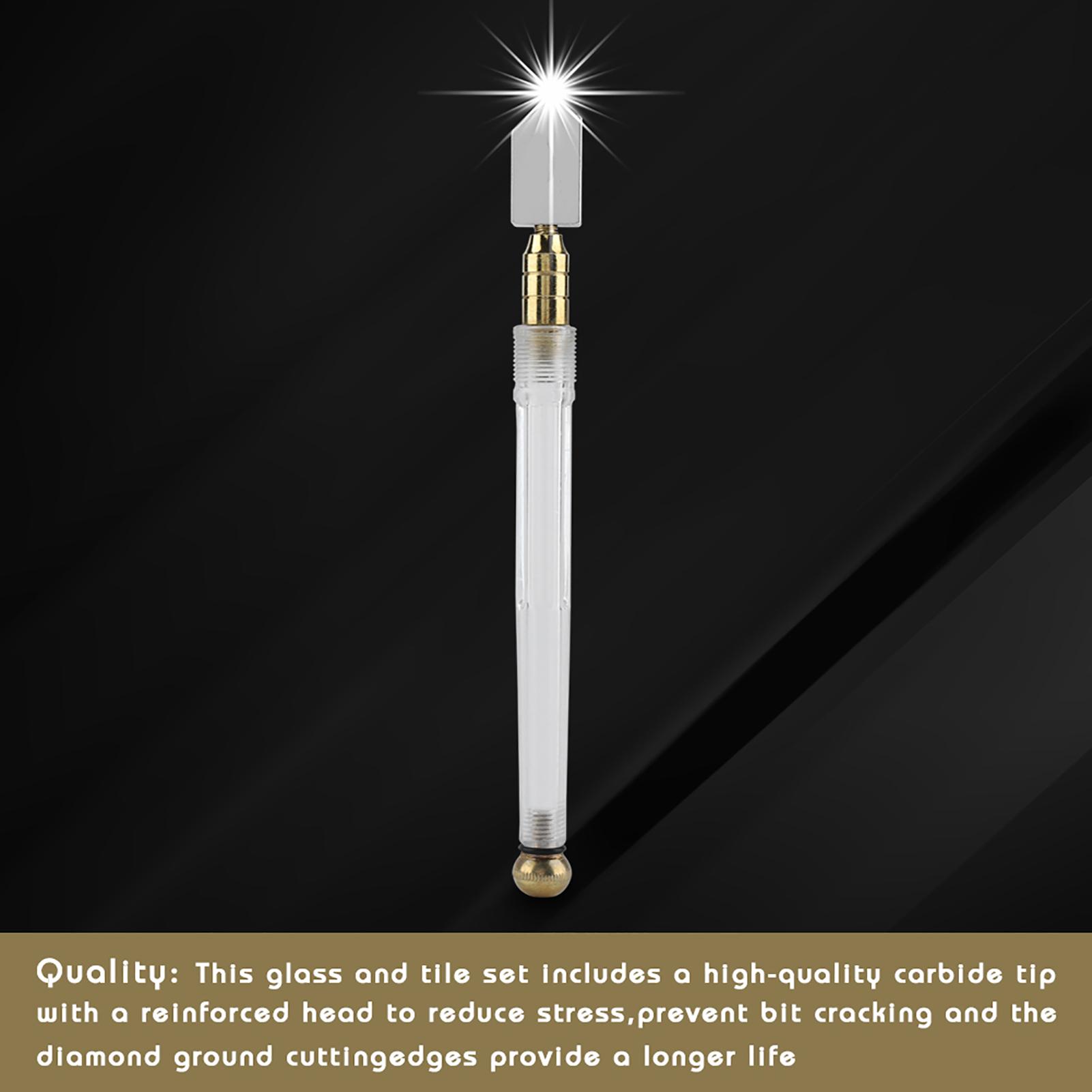 Supercutter Metal Handle Straight Head Glass Cutter for Cutting Glass Tiles Mirror RT 208A
Supercutter Metal Handle Straight Head Glass Cutter for Cutting Glass Tiles Mirror RT 208A