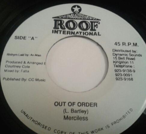 7inch Record MERCILESS - Out Of Order NONE Roof Internatio Jamaica Reggae, Ska & Dub Used
7inch Record MERCILESS - Out Of Order NONE Roof Internatio Jamaica Reggae, Ska & Dub Used