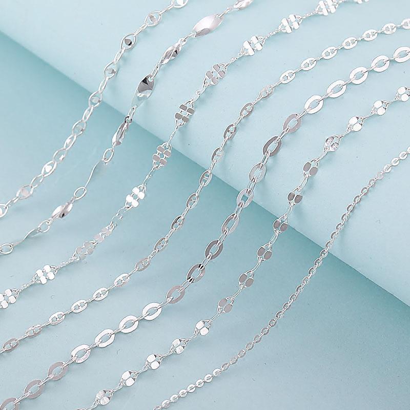 Sterling Silver Women s Clavicle Necklace - Simple, Elegant & Fashionable, Long/Short Chain, 999 Pure Silver Pure Silver
Sterling Silver Women s Clavicle Necklace - Simple, Elegant & Fashionable, Long/Short Chain, 999 Pure Silver Pure Silver