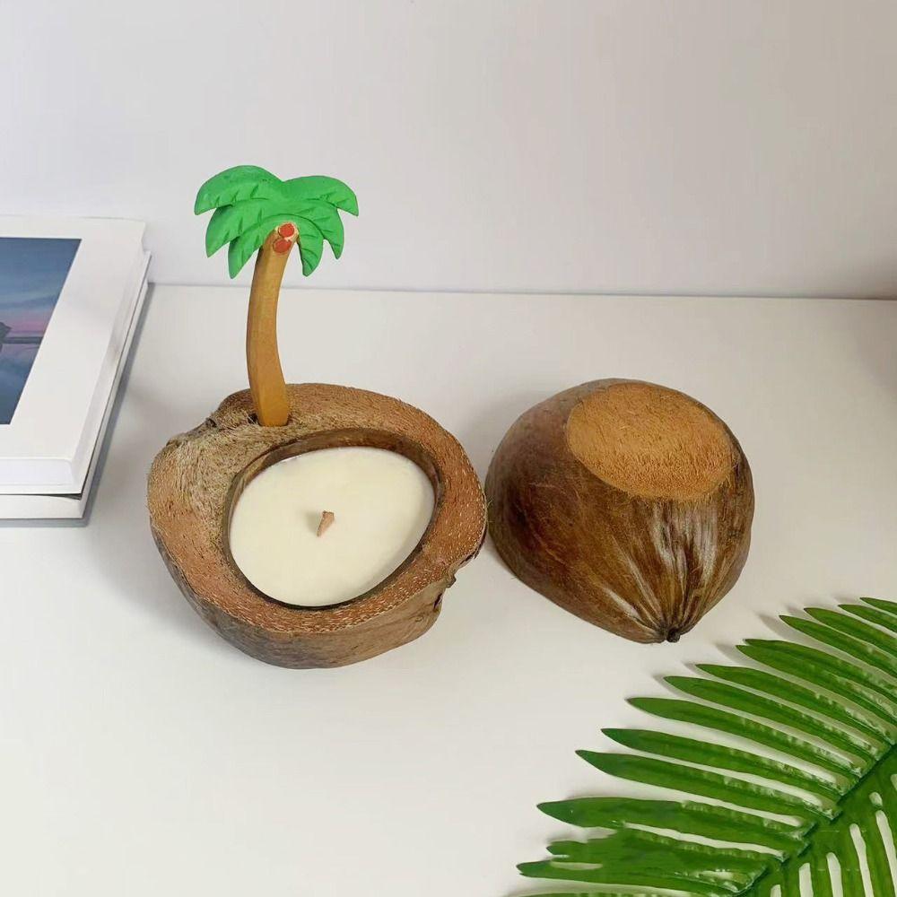 Natural Boat-shaped Coconut Shell Holder Creative Incense Holder Candlestick Party Wedding Xmas коричневий
Natural Boat-shaped Coconut Shell Holder Creative Incense Holder Candlestick Party Wedding Xmas коричневий