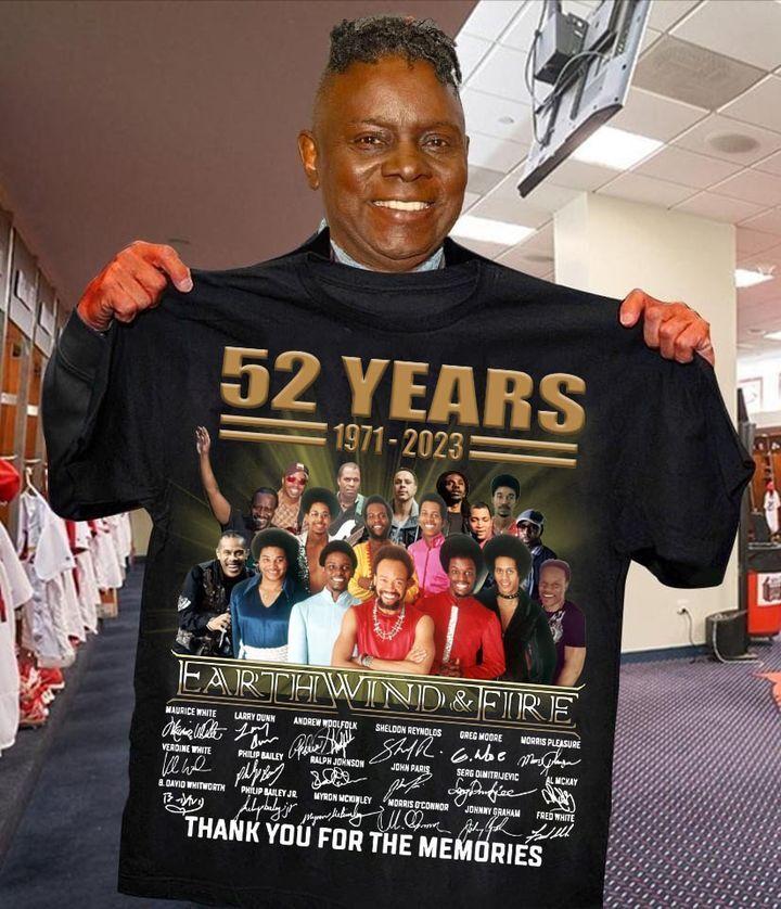 52 Years 1971-2023 Earth Wind Fire Thank You For The Memories shirt HH8392 Unisex T-Shirt XXL
52 Years 1971-2023 Earth Wind Fire Thank You For The Memories shirt HH8392 Unisex T-Shirt XXL
