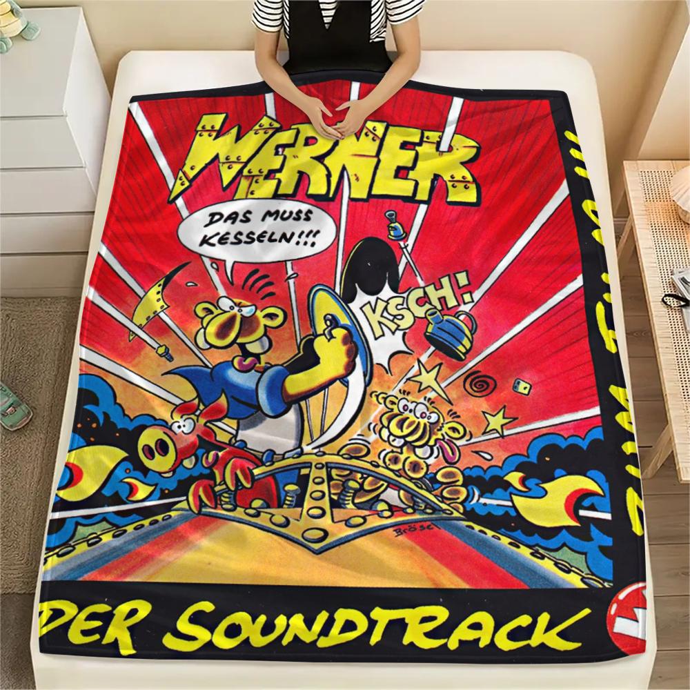 1PC Werner Comic Print Flannel Blanket, High quality Comfortable for All Seasons, Home Decor, Warmth and Comfort, Perfect for Christmas Gifts245 150cm x 200cm
1PC Werner Comic Print Flannel Blanket, High quality Comfortable for All Seasons, Home Decor, Warmth and Comfort, Perfect for Christmas Gifts245 150cm x 200cm