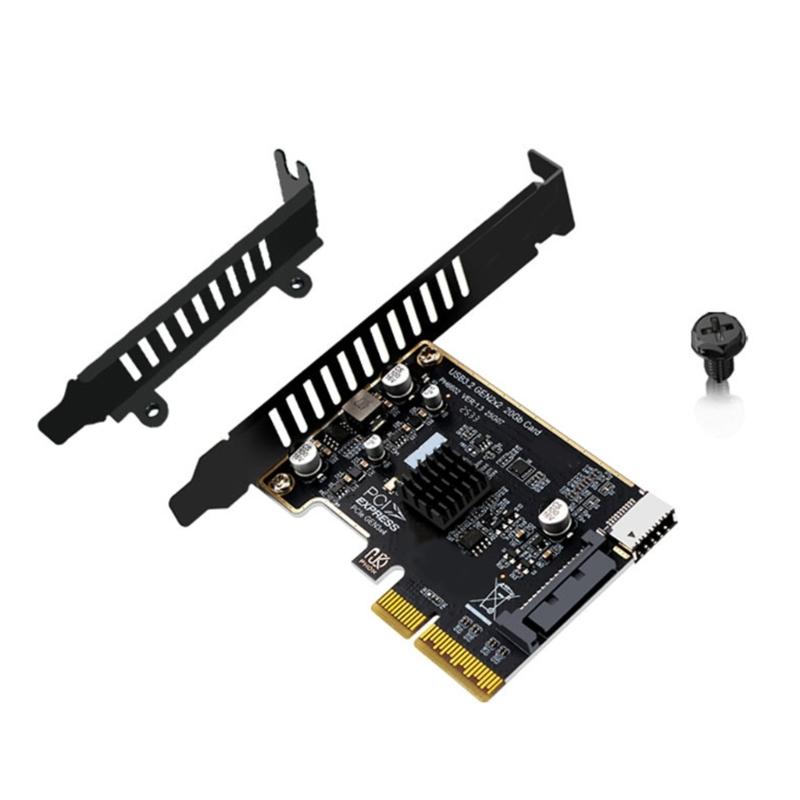 Fast Speed USB 3.2 Gen 2 Type E Front Panel Converter PCIExpress 4X Slot 20Gbps Transfer Adapter 1
Fast Speed USB 3.2 Gen 2 Type E Front Panel Converter PCIExpress 4X Slot 20Gbps Transfer Adapter 1