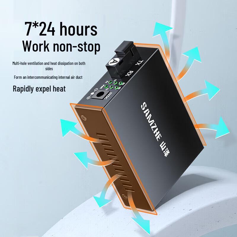 Shanze Gigabit Single-Mode Single-Fiber Optic Transceiver Kit
Shanze Gigabit Single-Mode Single-Fiber Optic Transceiver Kit