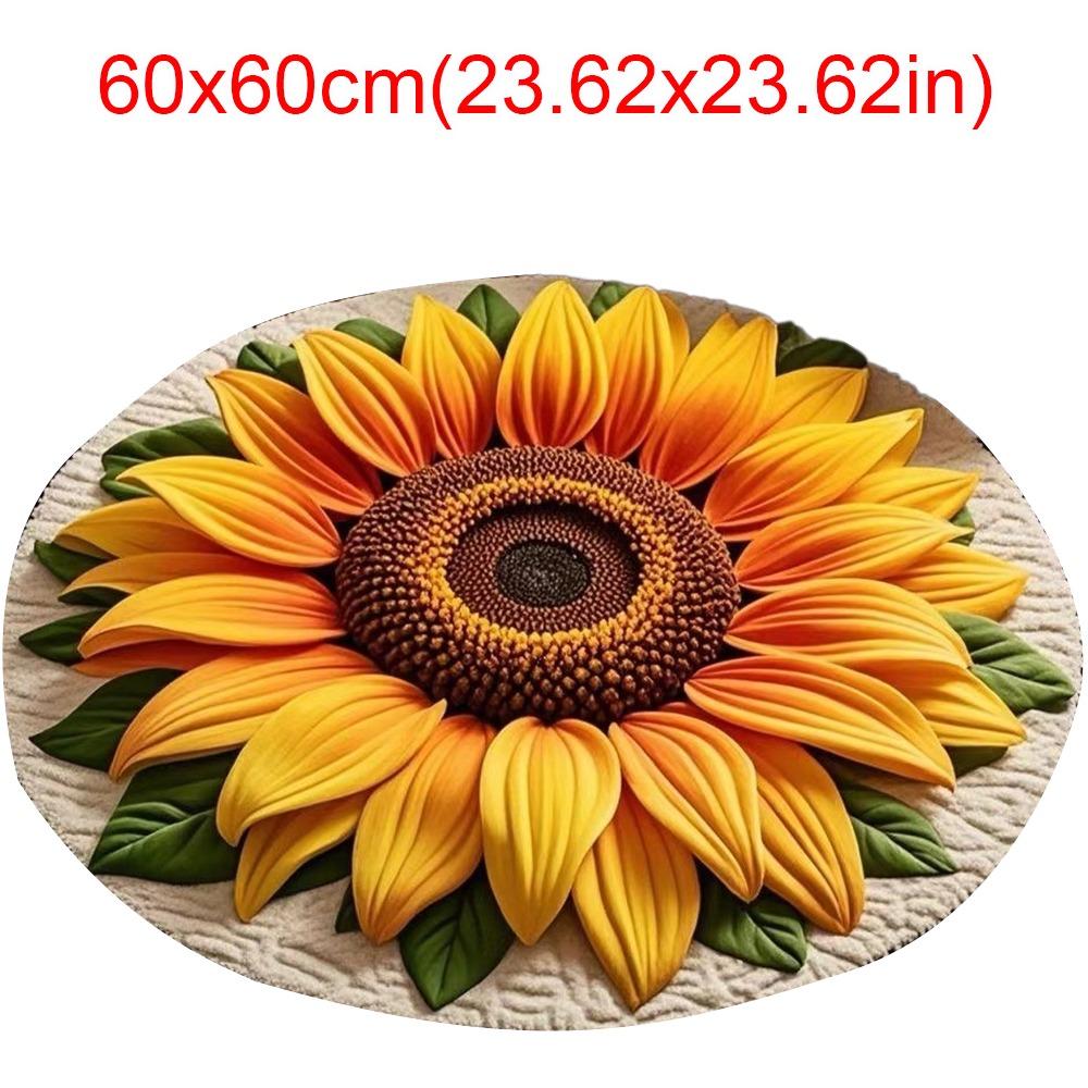 Портативний килим-соняшник особливої форми, м який, вбираючий, 60x60 см, нековзний килимок для вітальні, журнального столика, біля ліжка
Портативний килим-соняшник особливої форми, м який, вбираючий, 60x60 см, нековзний килимок для вітальні, журнального столика, біля ліжка