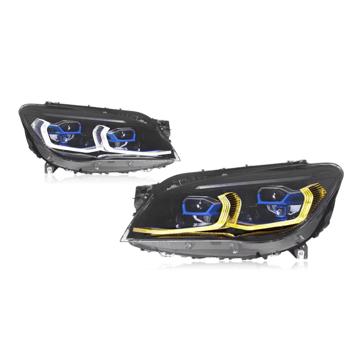 09-15 BMW 7 Series F02 Headlight Assembly with New LED Lens, DRLs & Turn Signals
09-15 BMW 7 Series F02 Headlight Assembly with New LED Lens, DRLs & Turn Signals