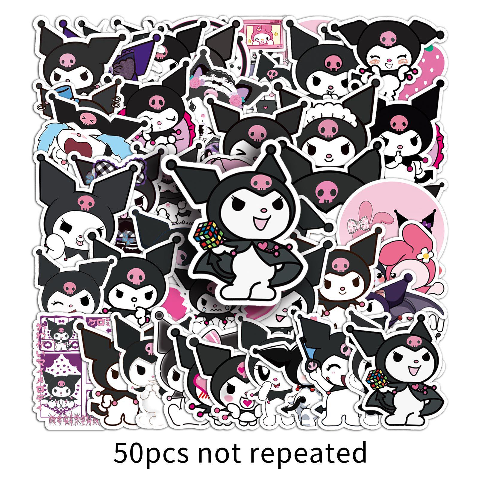 50 Kuromi Stickers - Japanese Anime Sanrio Stationery for Journal and Suitcase Decoration
50 Kuromi Stickers - Japanese Anime Sanrio Stationery for Journal and Suitcase Decoration