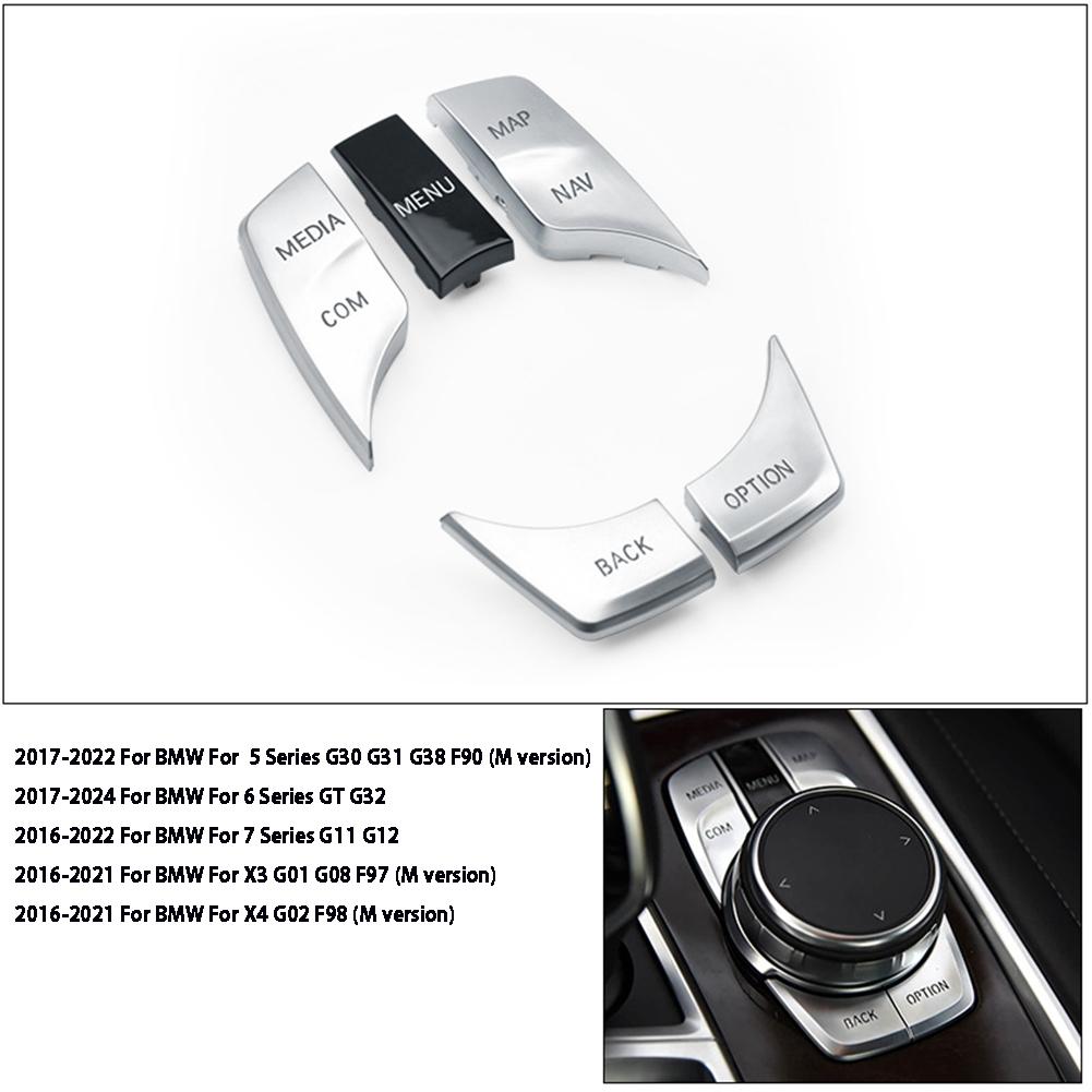 Car Multimedia Buttons Cover Molding Trim For BMW 5 Series G30 G31 G38 F90 M Version For BMW 6 Series For GT G32
Car Multimedia Buttons Cover Molding Trim For BMW 5 Series G30 G31 G38 F90 M Version For BMW 6 Series For GT G32