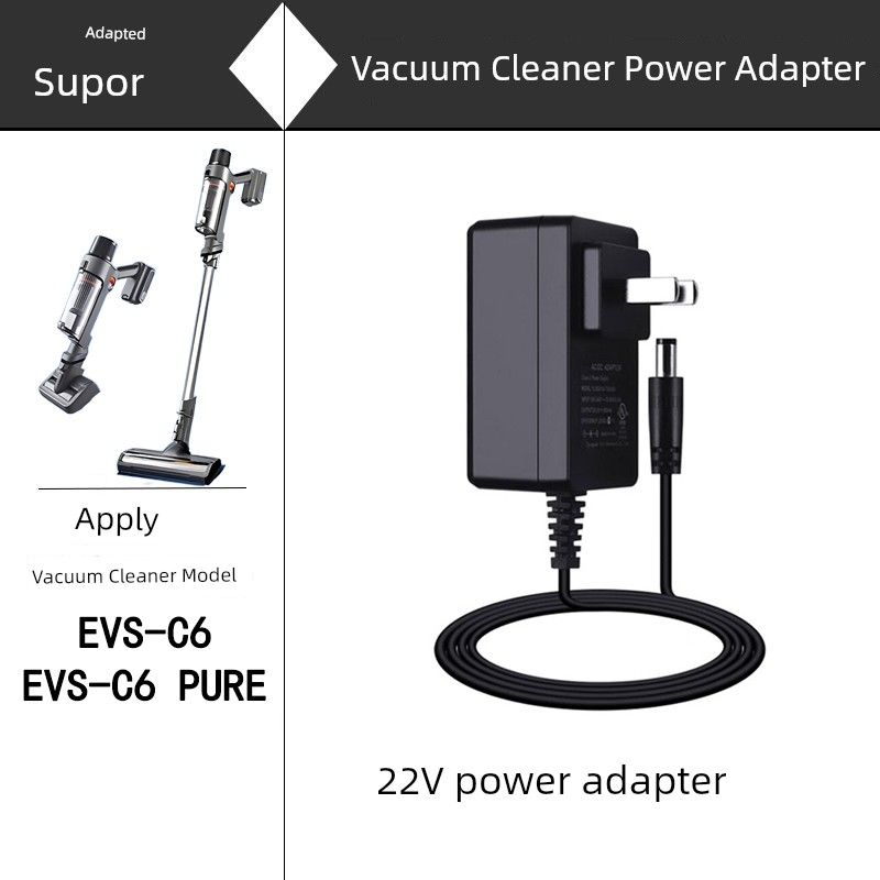 Compatible with Supor Dust Collector Charger Vcs63a D4pro Charging Cable C6/C7/C8/C9/C11/X3 Evs-C6 Pure (22V)
Compatible with Supor Dust Collector Charger Vcs63a D4pro Charging Cable C6/C7/C8/C9/C11/X3 Evs-C6 Pure (22V)