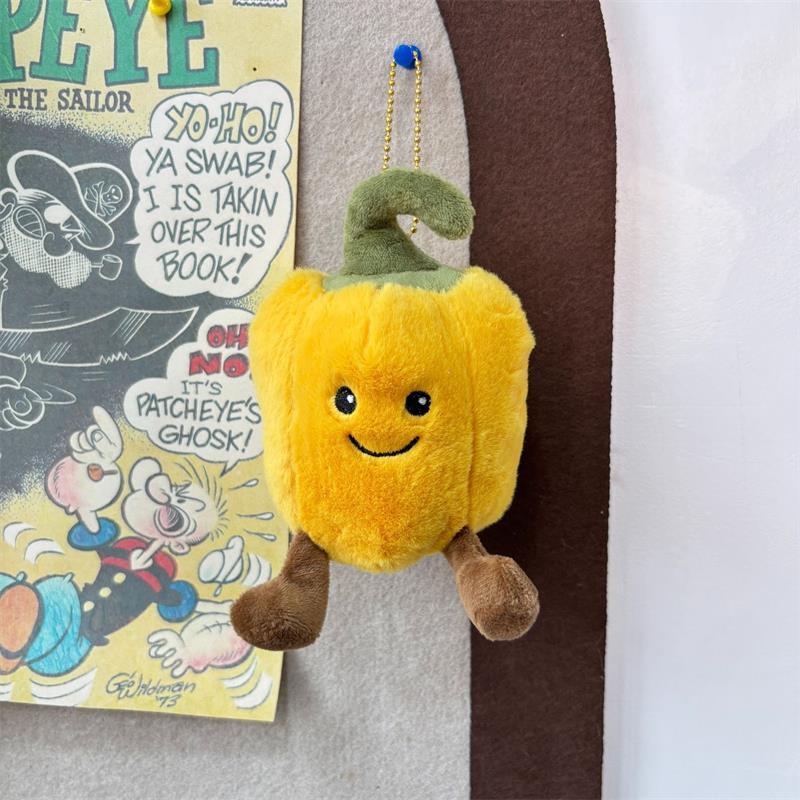 Cute Funny Yellow Bell Pepper Vegetable Plush Doll Stuffed Toy Keyring Pendant Backpack Charm Bag Ornament Kid Ragdoll Girl Gift one size
Cute Funny Yellow Bell Pepper Vegetable Plush Doll Stuffed Toy Keyring Pendant Backpack Charm Bag Ornament Kid Ragdoll Girl Gift one size