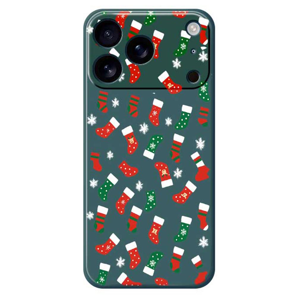 For iPhone 17 Pro Case Red and Green Socks Pattern Printing Straight Edge TPU Phone Back Cover Green
For iPhone 17 Pro Case Red and Green Socks Pattern Printing Straight Edge TPU Phone Back Cover Green