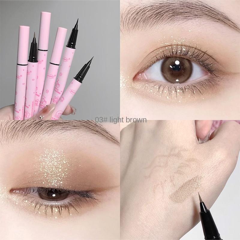 Чрезвычайно тонкая подводка для глаз, жидкая ручка, водостойкая, не растекающаяся, долговечная цветная подводка для глаз, доступный макияж для новичков 0.6ml
Чрезвычайно тонкая подводка для глаз, жидкая ручка, водостойкая, не растекающаяся, долговечная цветная подводка для глаз, доступный макияж для новичков 0.6ml