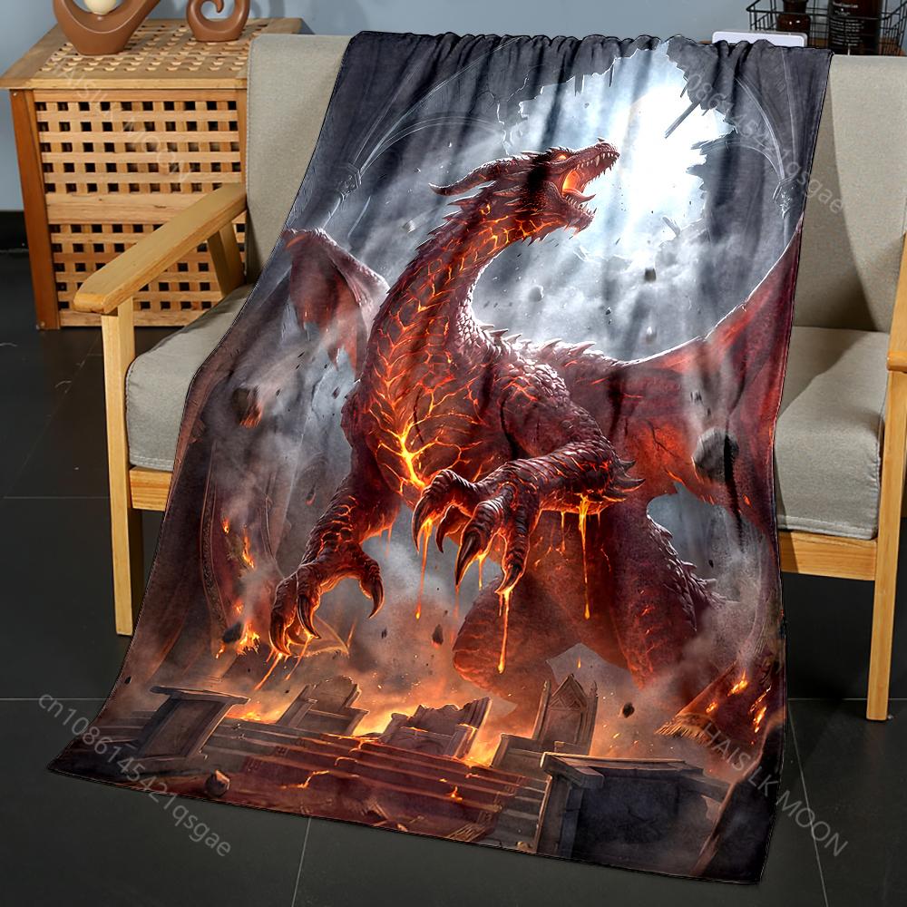 1PC Dragon roars in burning palace Print Blanket Flannel Material Soft Warm for All Seasons Home Outdoor Camping Picnics RV 75x90cm
1PC Dragon roars in burning palace Print Blanket Flannel Material Soft Warm for All Seasons Home Outdoor Camping Picnics RV 75x90cm