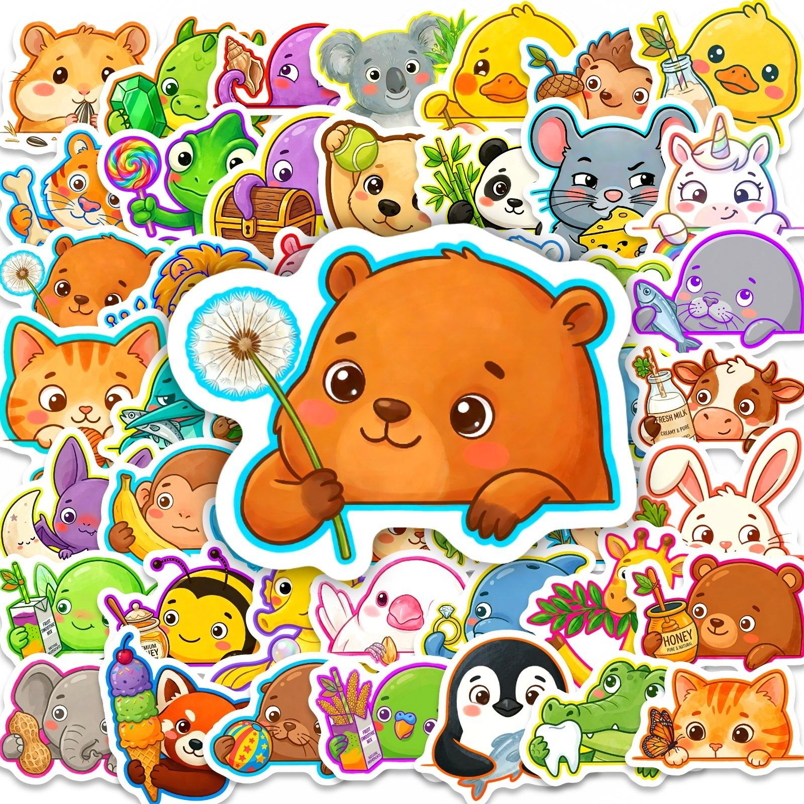 50 Cute Cartoon Forest Animal Stickers Children S Fun Graffiti Stickers Water Cup Notebook Hand Account Decorative Stickers
50 Cute Cartoon Forest Animal Stickers Children S Fun Graffiti Stickers Water Cup Notebook Hand Account Decorative Stickers
