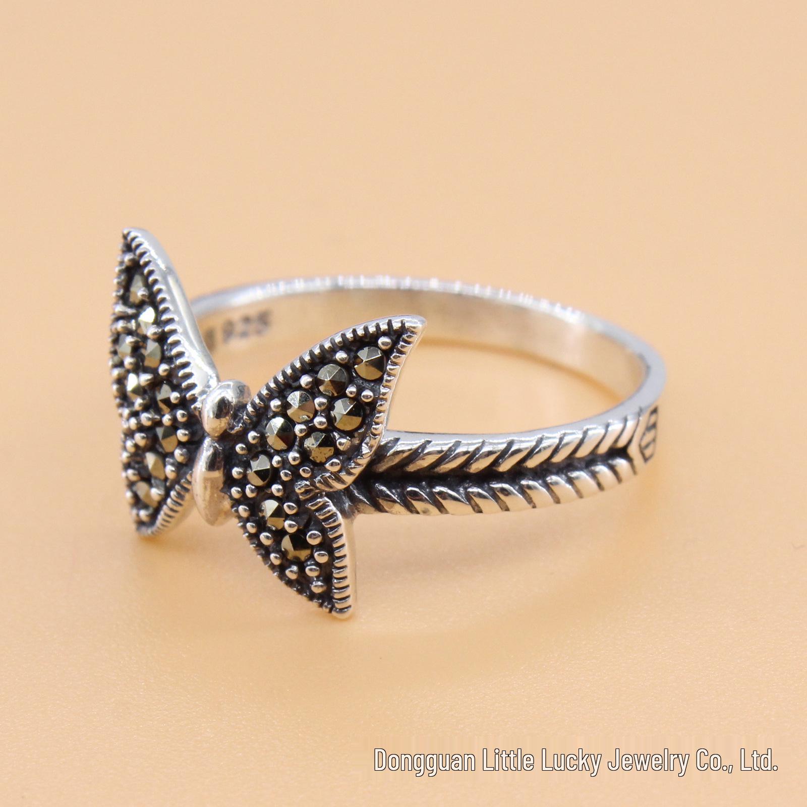 Sterling Silver Women s Butterfly Ring: Chinese Style, Marcasite Accents Size 13
Sterling Silver Women s Butterfly Ring: Chinese Style, Marcasite Accents Size 13