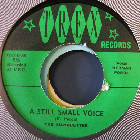 7inch Record SILHOUETTES - A Still Small Voice / Remember To S TREXB005 Trex Records Barbados Soul/Funk Used
7inch Record SILHOUETTES - A Still Small Voice / Remember To S TREXB005 Trex Records Barbados Soul/Funk Used