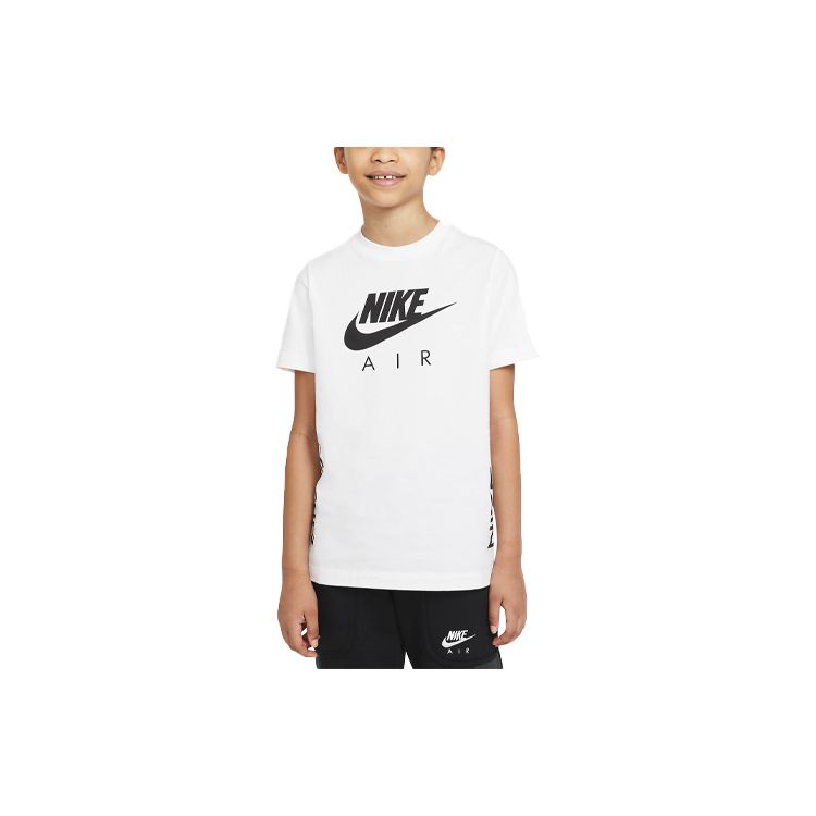 Nike Детская спортивная футболка с коротким рукавом с принтом логотипа Air, белая DH6564-100 L
Nike Детская спортивная футболка с коротким рукавом с принтом логотипа Air, белая DH6564-100 L
