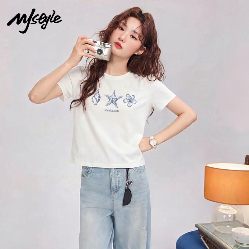 MJ STYLE Women s Starfish Graffiti Short Sleeve T-Shirt M
MJ STYLE Women s Starfish Graffiti Short Sleeve T-Shirt M