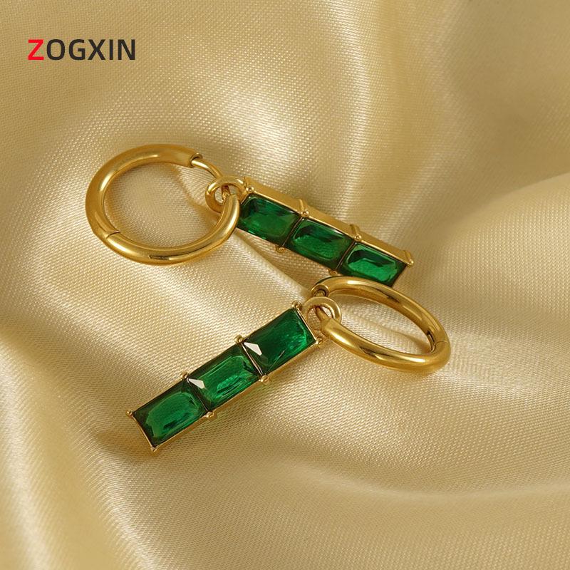 European & American Titanium Steel Zircon Long Bar Earrings - Women s 18K Stainless Steel Fashion Hoops 18K Real Gold Plated золотой
European & American Titanium Steel Zircon Long Bar Earrings - Women s 18K Stainless Steel Fashion Hoops 18K Real Gold Plated золотой
