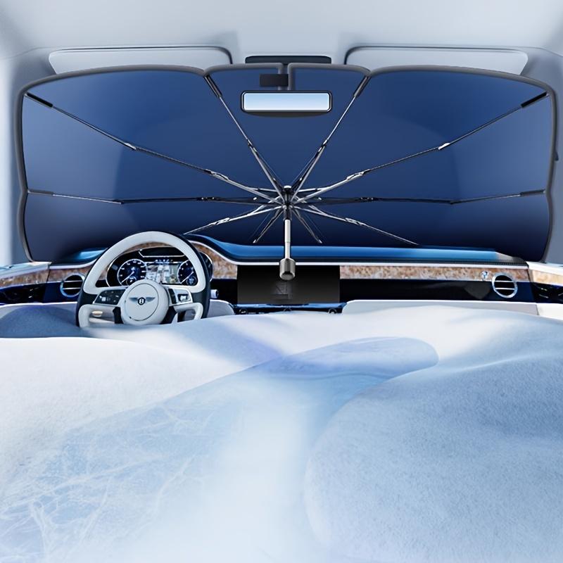 Солнцезащитный козырек на лобовое стекло автомобиля, складной зонт с V-образным вырезом, светоотражающий козырек для транспортных средств, блокирующий УФ-излучение, летний козырек, сохраняющий прохладу 120*65cm 
Солнцезащитный козырек на лобовое стекло автомобиля, складной зонт с V-образным вырезом, светоотражающий козырек для транспортных средств, блокирующий УФ-излучение, летний козырек, сохраняющий прохладу 120*65cm