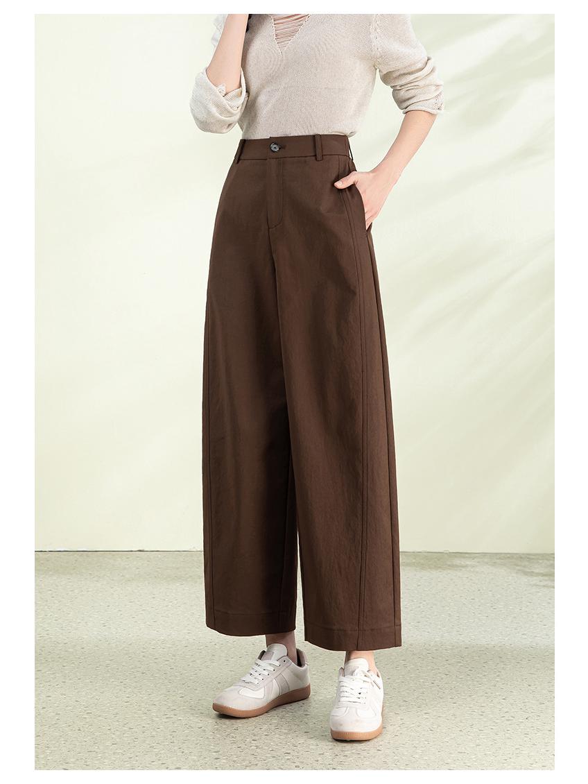 Spring High-Waisted Slimming Cocoon Cropped Pants with Deconstructed Stitching, Narrow Legs, and Loose Fit for Women 30 кофейный
Spring High-Waisted Slimming Cocoon Cropped Pants with Deconstructed Stitching, Narrow Legs, and Loose Fit for Women 30 кофейный