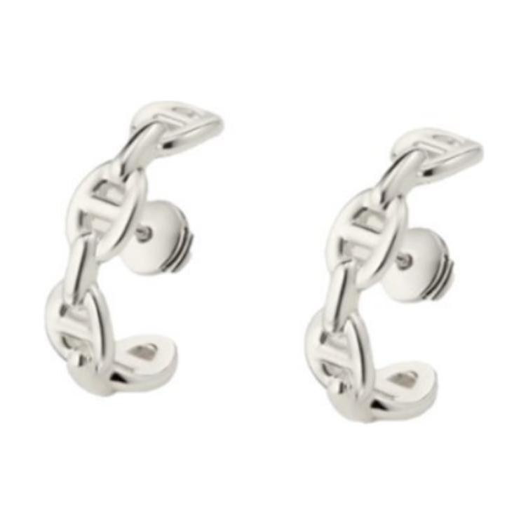 Hermes Solid Color Design Silver Earrings Men earrings 101366953 Box+Shopping Bag
Hermes Solid Color Design Silver Earrings Men earrings 101366953 Box+Shopping Bag