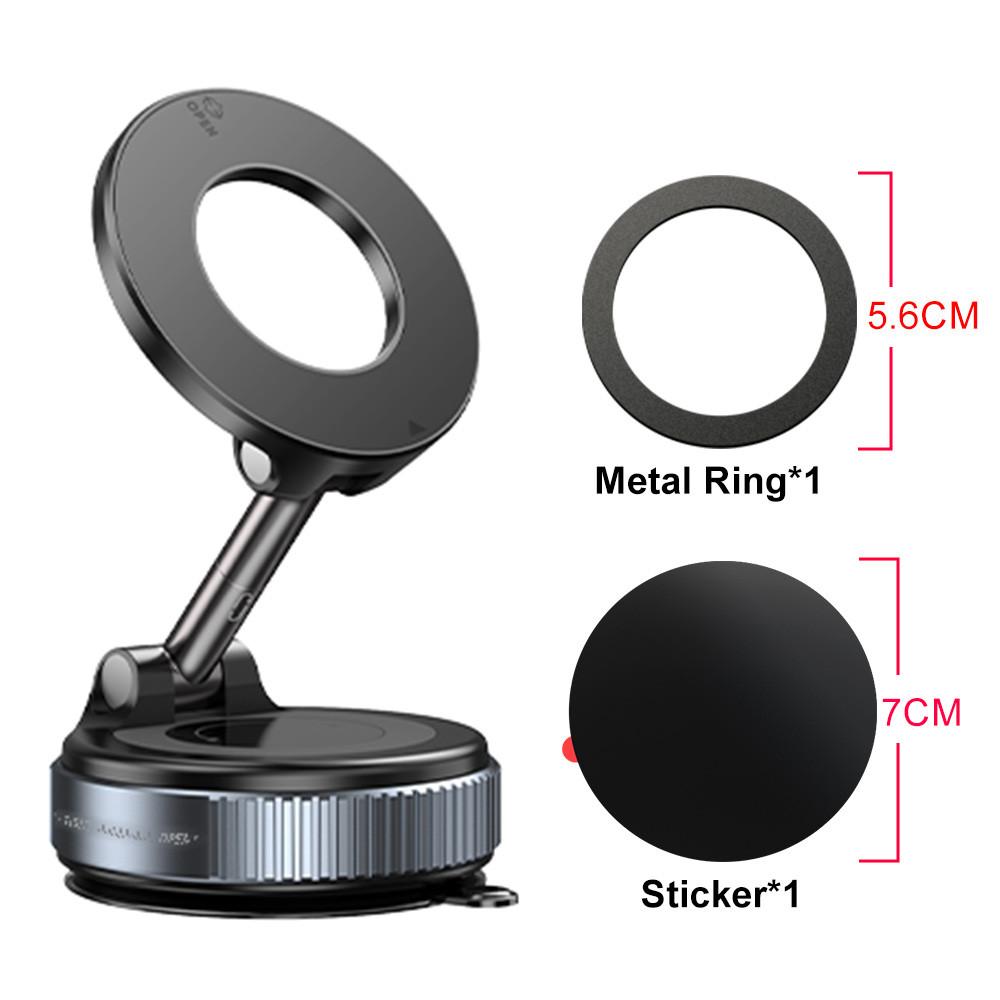 HdoorLink 360° Car Cell Phone Magnetic Stand Mechanical Vacuum Suction Cup Magnetic Adsorption Bracket Navigation Universal Holder Black K007
HdoorLink 360° Car Cell Phone Magnetic Stand Mechanical Vacuum Suction Cup Magnetic Adsorption Bracket Navigation Universal Holder Black K007