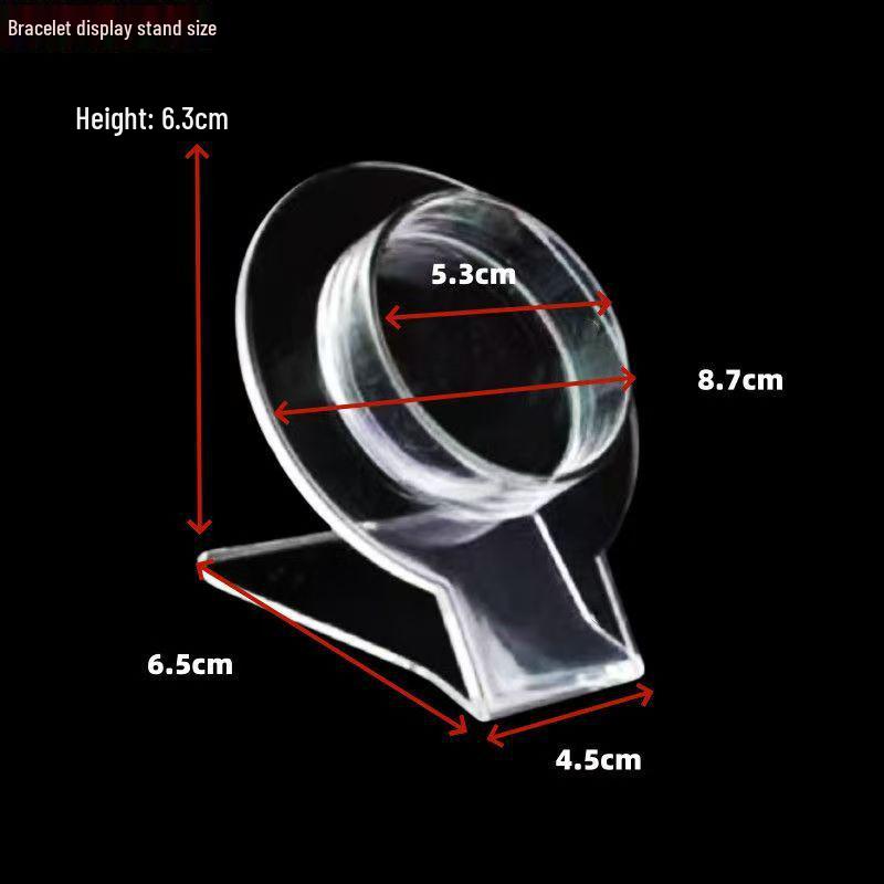 Acrylic Transparent Crystal Jewelry Display Stand - Bracelet Holder Rack
Acrylic Transparent Crystal Jewelry Display Stand - Bracelet Holder Rack