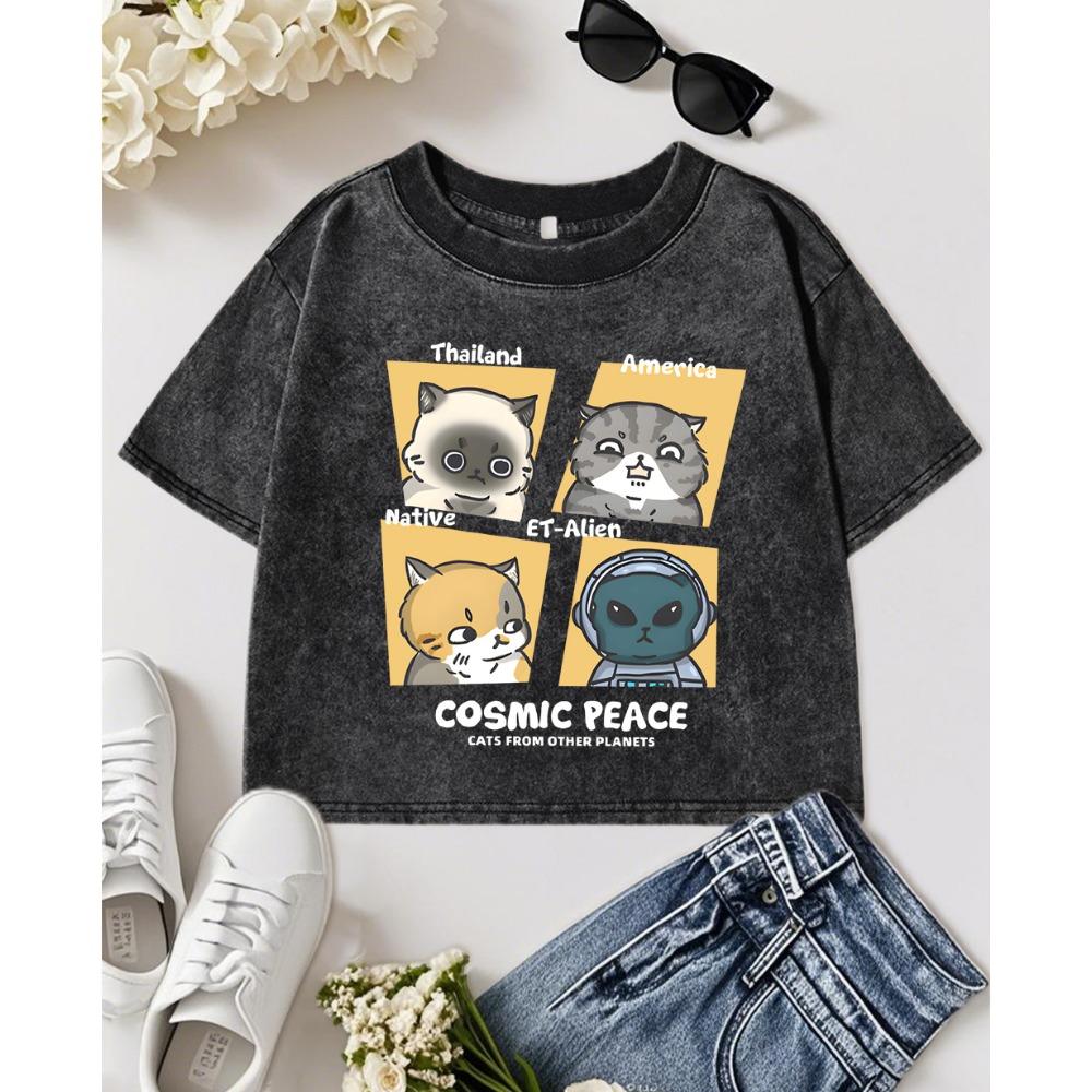 Космический Мир Таиланд Америка Принты Кошек Женская Выстиранная Укороченная Футболка Хлопок Y2K Летний Топ Модная Облегающая Одежда XL
Космический Мир Таиланд Америка Принты Кошек Женская Выстиранная Укороченная Футболка Хлопок Y2K Летний Топ Модная Облегающая Одежда XL