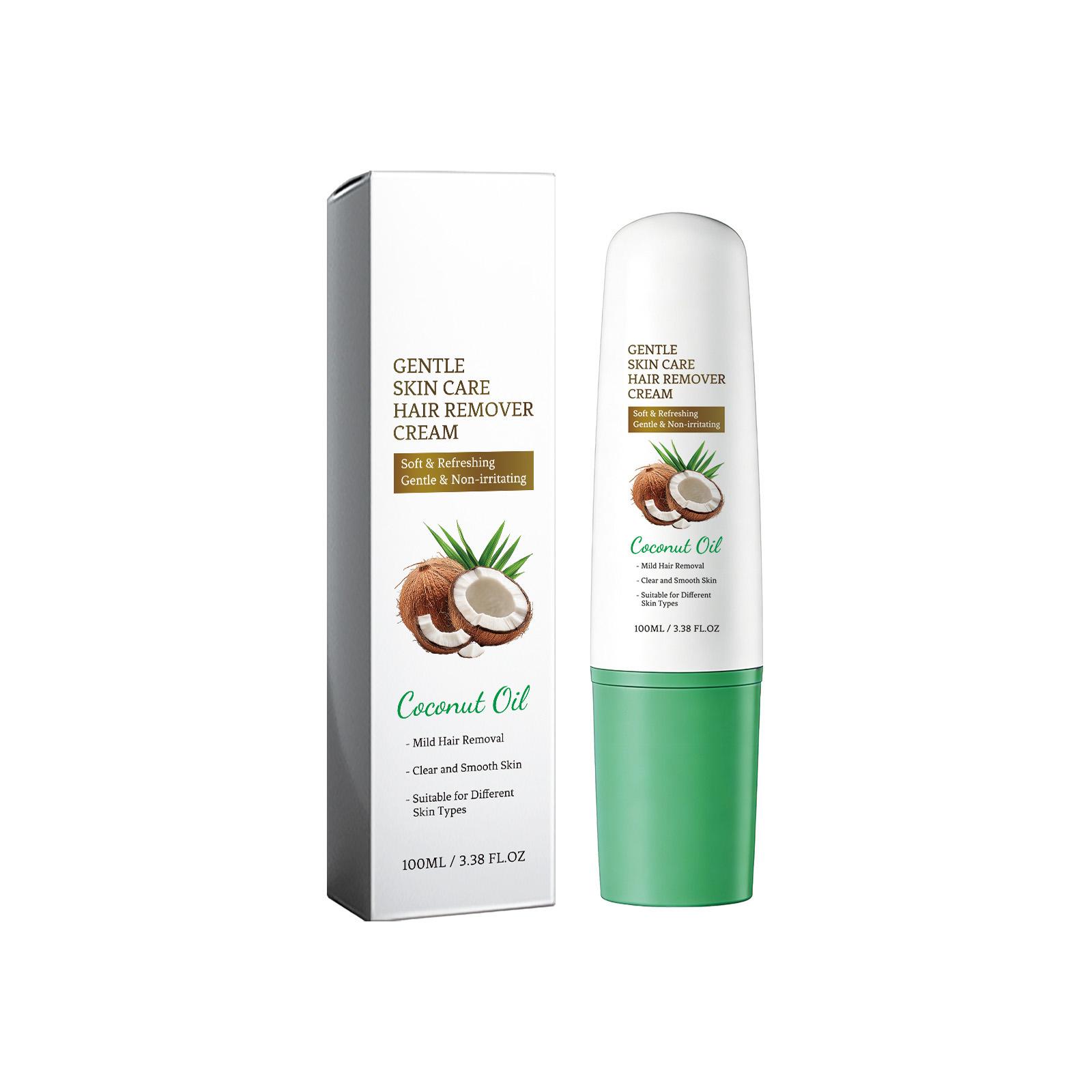 Gentle Skin Care Hair Remover Cream with Coconut Oil for Mild Hair Removal Suitable for Different Skin Types Non-Irritating Formula 100ml One Size
Gentle Skin Care Hair Remover Cream with Coconut Oil for Mild Hair Removal Suitable for Different Skin Types Non-Irritating Formula 100ml One Size