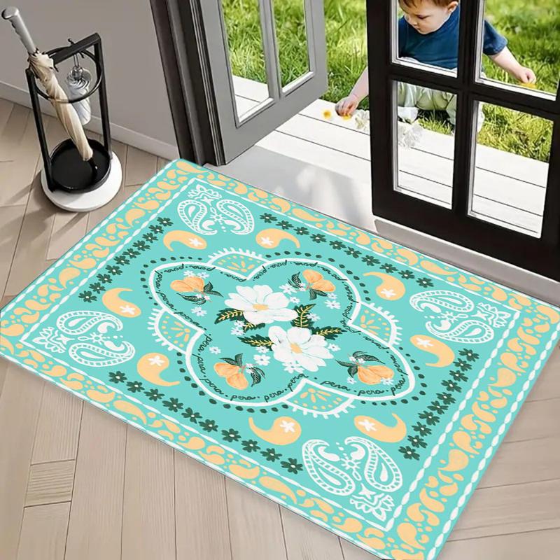 Warm Yellow Retro Style Carpet Mat Rug with Lily Flower Pattern Ideal Home Decoration Entryway Living Room Bedroom and Balcony 40cm x 60cm
Warm Yellow Retro Style Carpet Mat Rug with Lily Flower Pattern Ideal Home Decoration Entryway Living Room Bedroom and Balcony 40cm x 60cm
