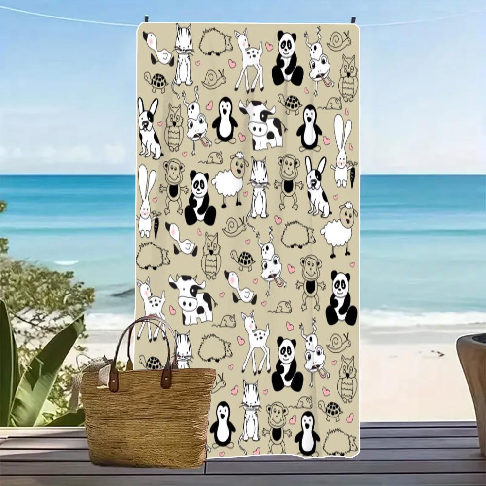 Extra Large & Big Quick-Dry Microfiber Beach Towel - Cute-cartoon-black-cat-with-a-big-slice-of-pizza Print, Lightweight & Soft W30*H60(CM)
Extra Large & Big Quick-Dry Microfiber Beach Towel - Cute-cartoon-black-cat-with-a-big-slice-of-pizza Print, Lightweight & Soft W30*H60(CM)