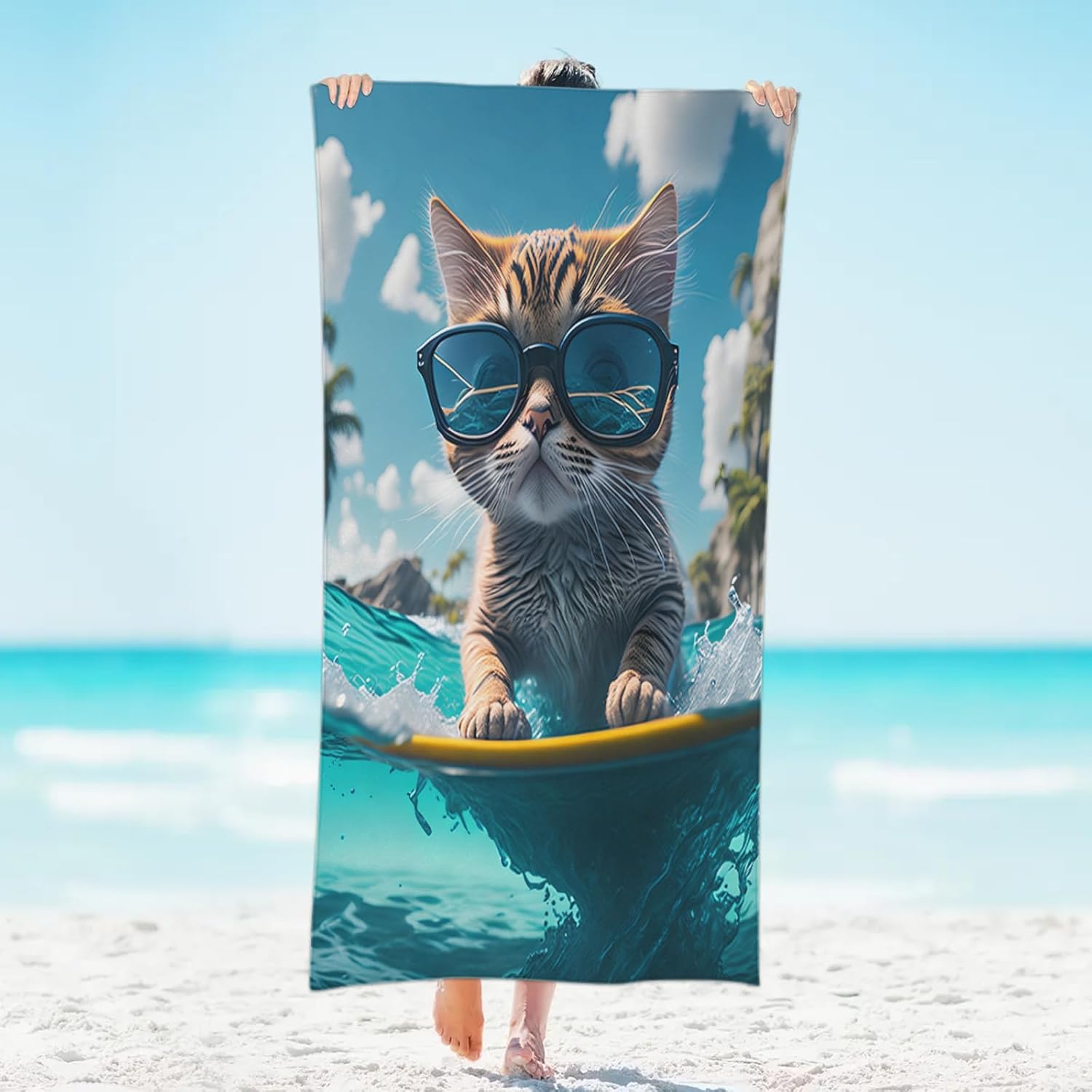 Hummingbird Flower Beach Towel,Large Microfiber Quick Dry Lightweight Pool Bath Towels Sand Free Beach Blanket for Summer Cruise W30*H60(CM)
Hummingbird Flower Beach Towel,Large Microfiber Quick Dry Lightweight Pool Bath Towels Sand Free Beach Blanket for Summer Cruise W30*H60(CM)