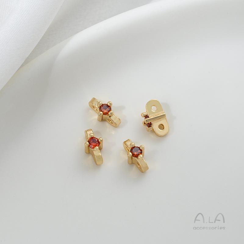 Позолоченные 14K циркониевые бусины-спейсеры с двойным рядом отверстий для изготовления украшений своими руками
Позолоченные 14K циркониевые бусины-спейсеры с двойным рядом отверстий для изготовления украшений своими руками