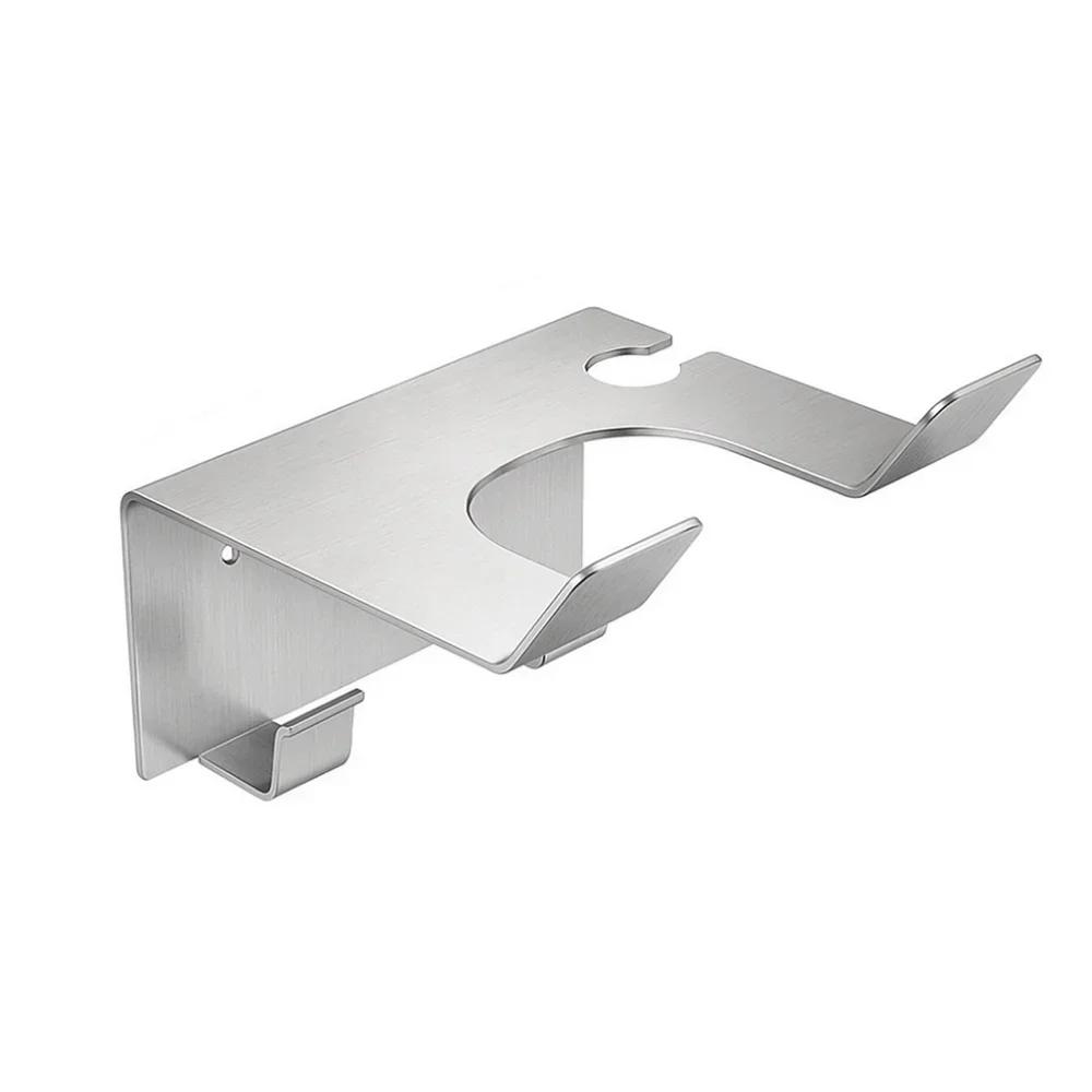 Stainless Steel Hair Dryer Storage Rack Waterproof Moisture-proof Hairdryer Stand Wall Mounted with Hook Hair Dryer Holder срібний
Stainless Steel Hair Dryer Storage Rack Waterproof Moisture-proof Hairdryer Stand Wall Mounted with Hook Hair Dryer Holder срібний