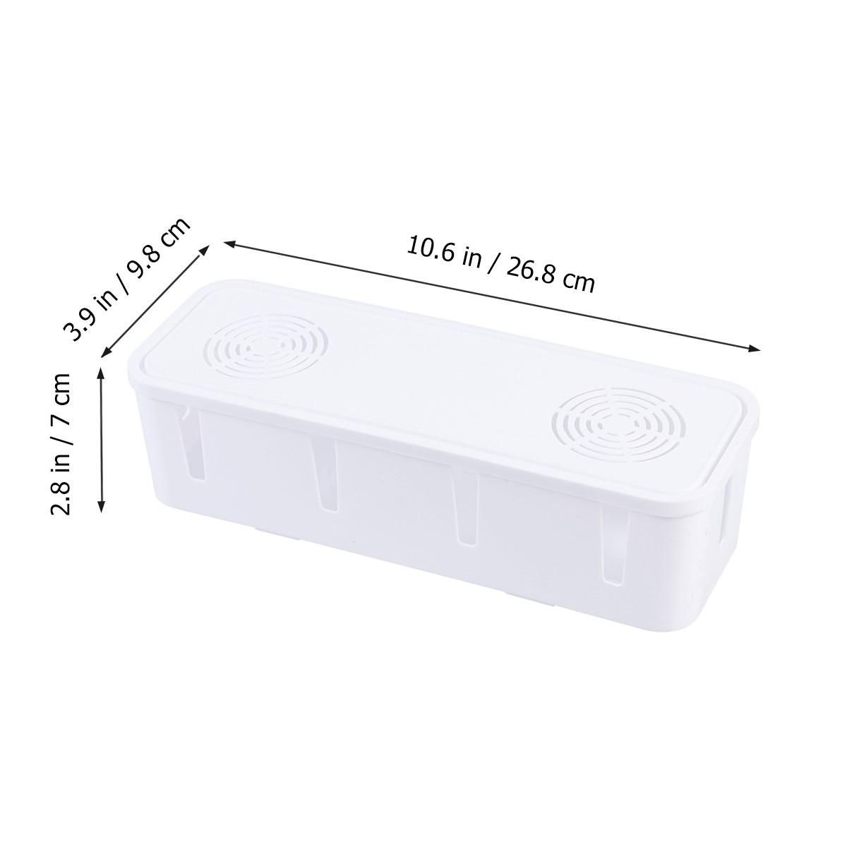 Home Cable Storage Box Desktop Wall Corner Placement High Quality Dissipation Safe Design Plug Socket Safety Box білий
Home Cable Storage Box Desktop Wall Corner Placement High Quality Dissipation Safe Design Plug Socket Safety Box білий