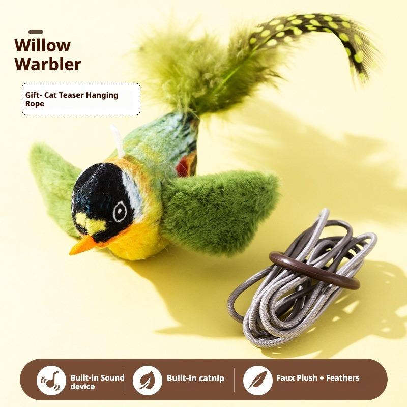 Chirping Bird Cat Toy Interactive Flapping Wings Plush Bird Toy Battery Operated Liuying
Chirping Bird Cat Toy Interactive Flapping Wings Plush Bird Toy Battery Operated Liuying