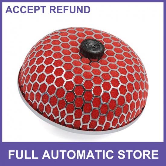 3 Inlet Dia Red Cold Air Flow Intake Microfoam Mushroom Shape Filters Aluminum
3 Inlet Dia Red Cold Air Flow Intake Microfoam Mushroom Shape Filters Aluminum