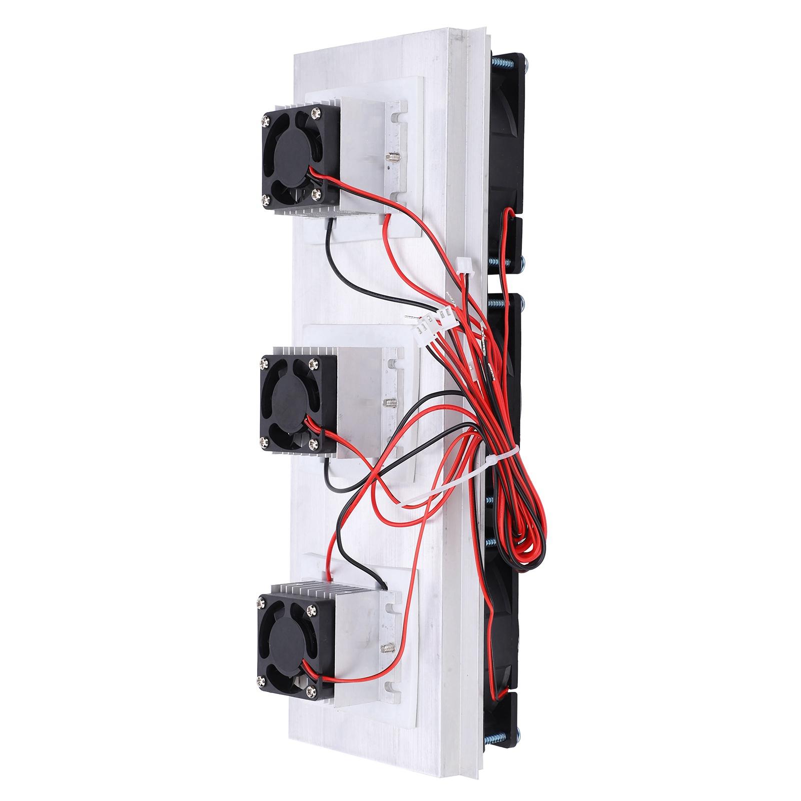 Полупроводниковая охлаждающая машина Термоэлектрическая система охлаждения Пельтье Комплект из 3 вентиляторов
Полупроводниковая охлаждающая машина Термоэлектрическая система охлаждения Пельтье Комплект из 3 вентиляторов